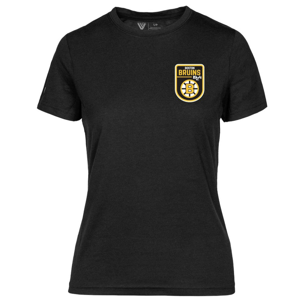 Boston Bruins Levelwear Women's Retro Maddox T-Shirt For Sale