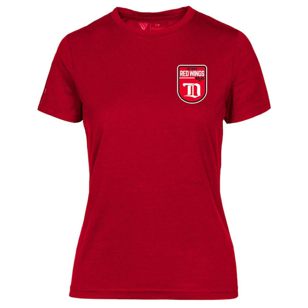 Detroit Red Wings Levelwear Women's Retro Maddox T-Shirt Discount