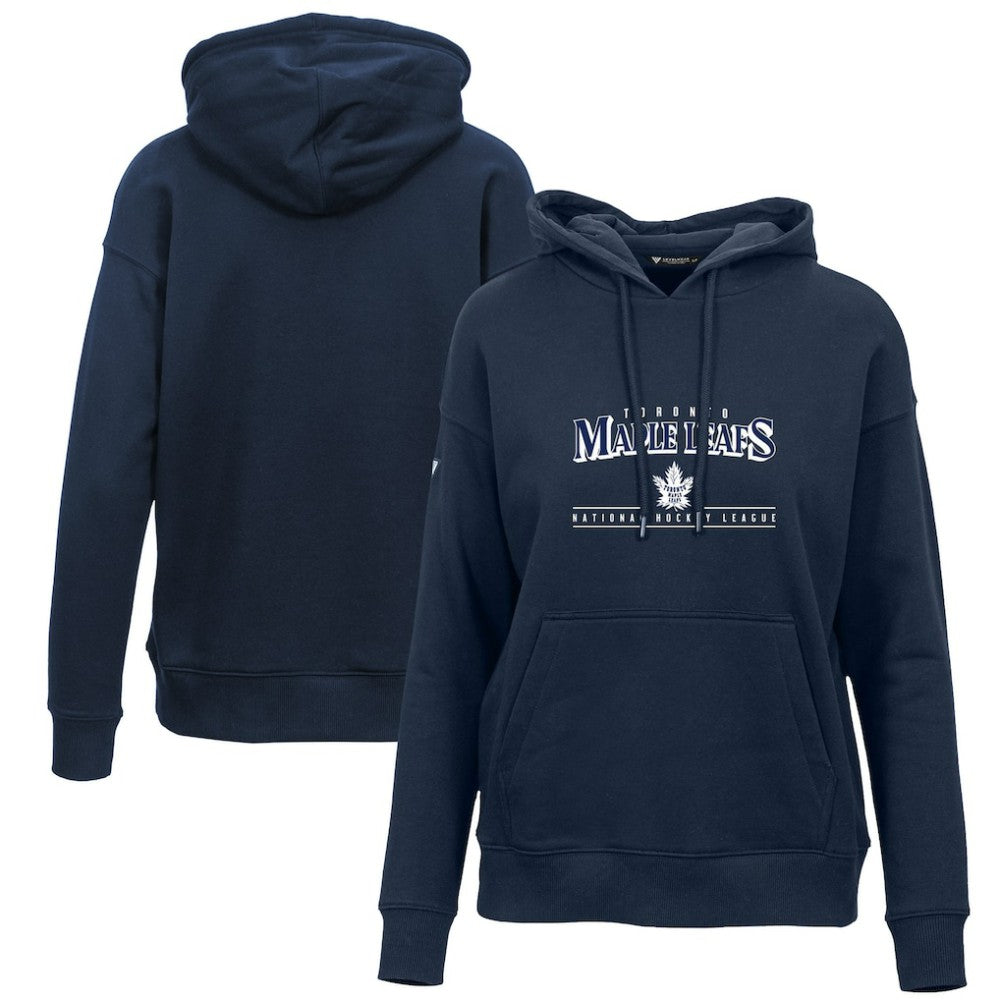 Toronto Maple Leafs Levelwear Women's Retro Adorn Spellout Pullover Hoodie For Sale