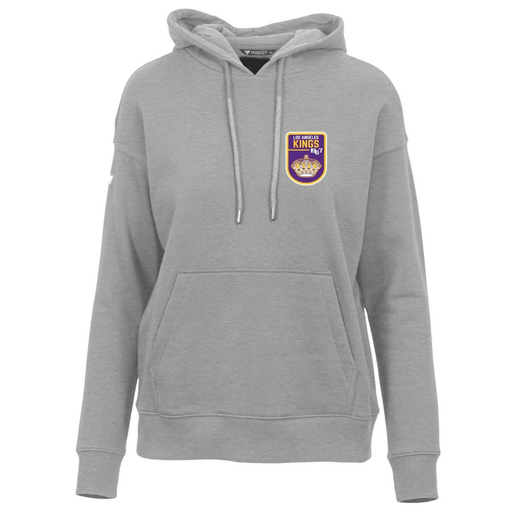 Los Angeles Kings Levelwear Women's Retro Adorn Pullover Hoodie For Sale