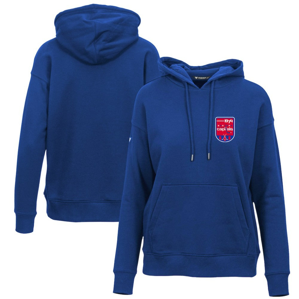 Washington Capitals Levelwear Women's Retro Adorn Pullover Hoodie For Sale