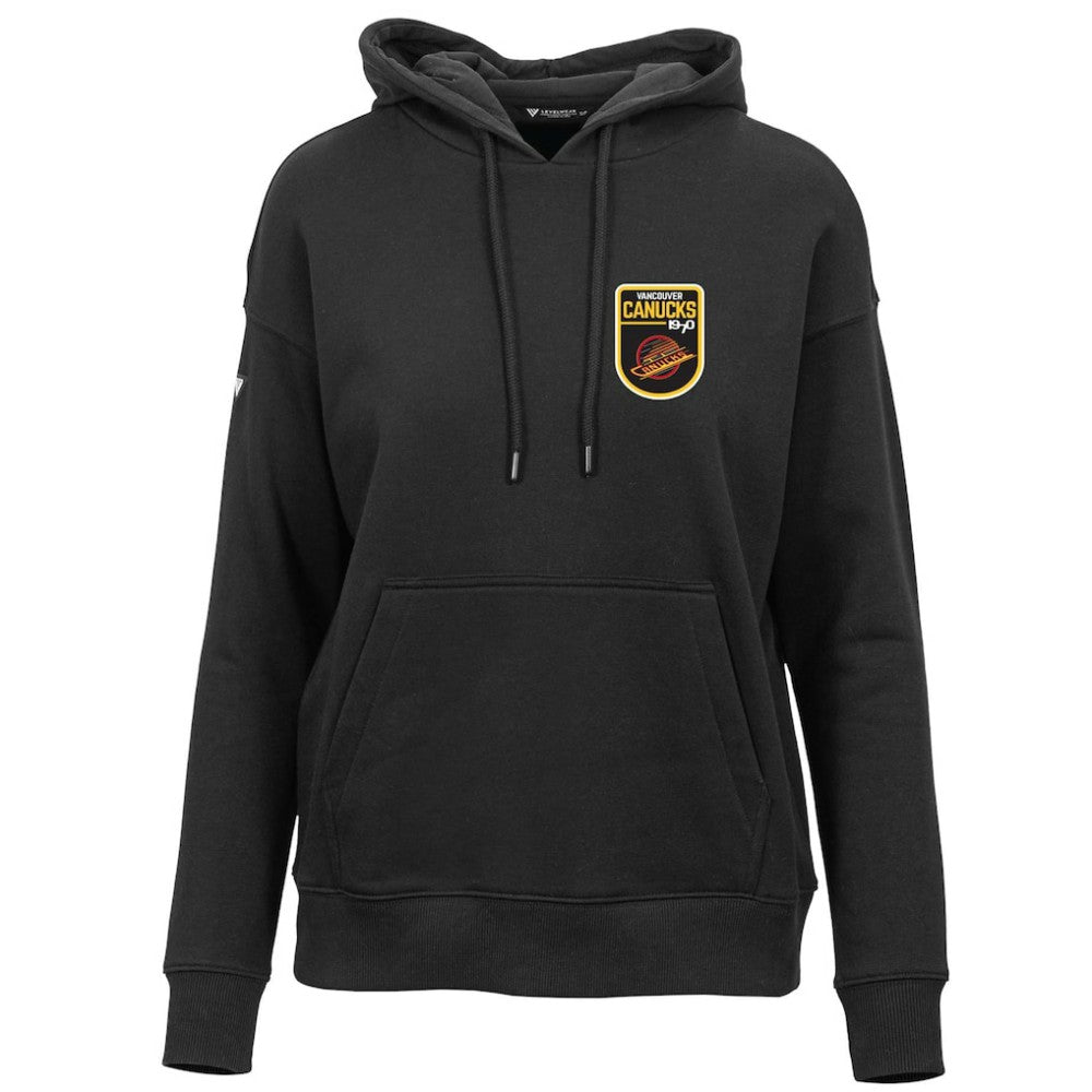 Vancouver Canucks Levelwear Women's Retro Adorn Pullover Hoodie Sale