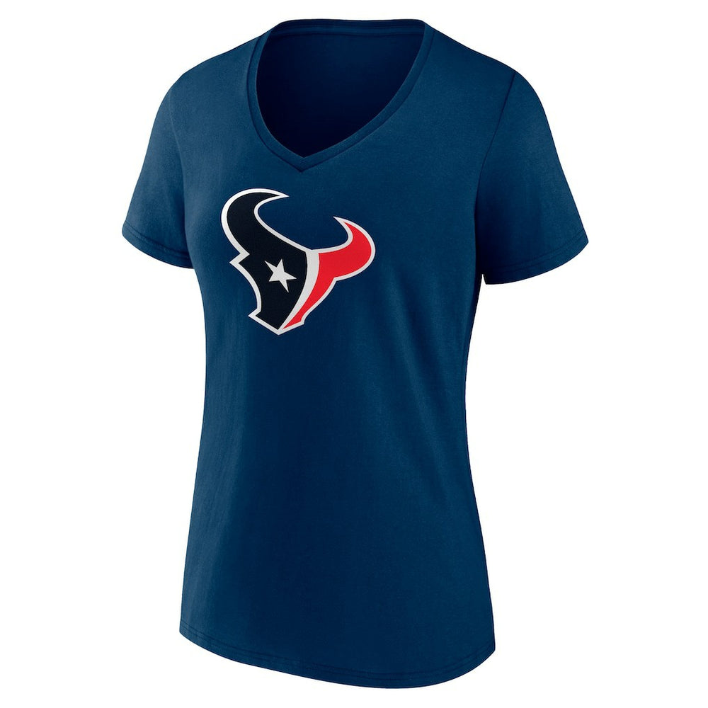 Houston Texans Fanatics C.J. Stroud  Women's Icon Player Name & Number V-Neck T-Shirt