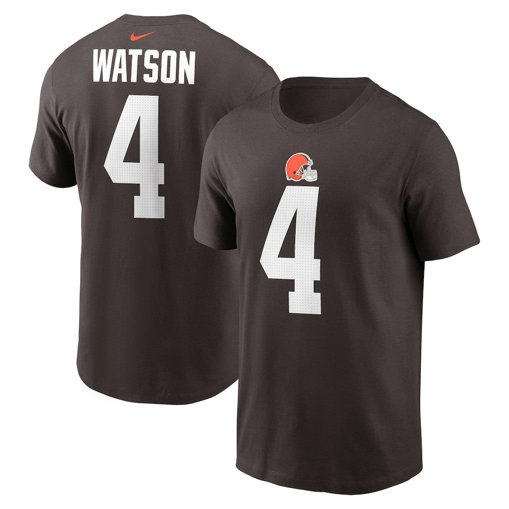 Cleveland Browns Nike Deshaun Watson  Player Name & Number T-Shirt