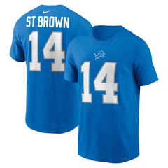 Detroit Lions Nike Amon-Ra St. Brown  Name & Number T-Shirt