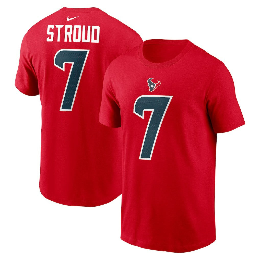 Houston Texans Nike C.J. Stroud  Player Name & Number T-Shirt