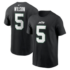 New York Jets Nike Garrett Wilson  Name & Number T-Shirt