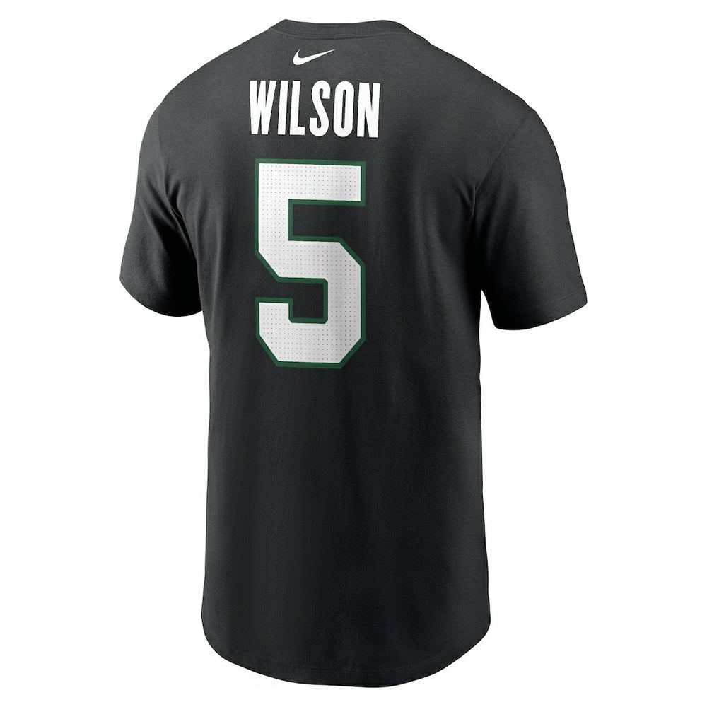 New York Jets Nike Garrett Wilson  Name & Number T-Shirt