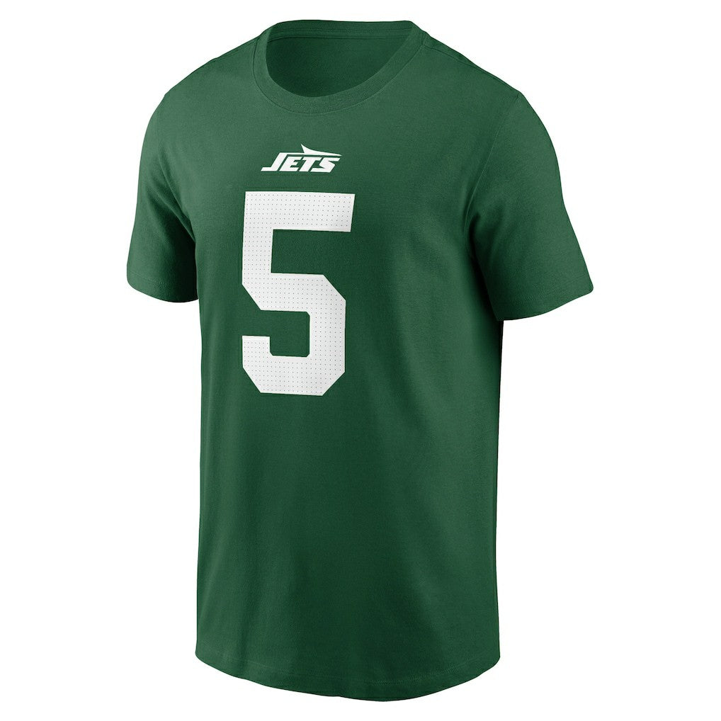 New York Jets Nike Garrett Wilson  Name & Number T-Shirt