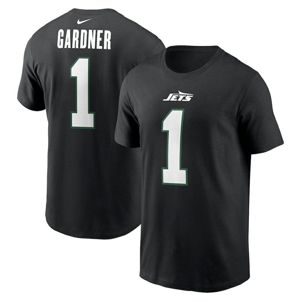 New York Jets Nike Ahmad Sauce Gardner  Name & Number T-Shirt