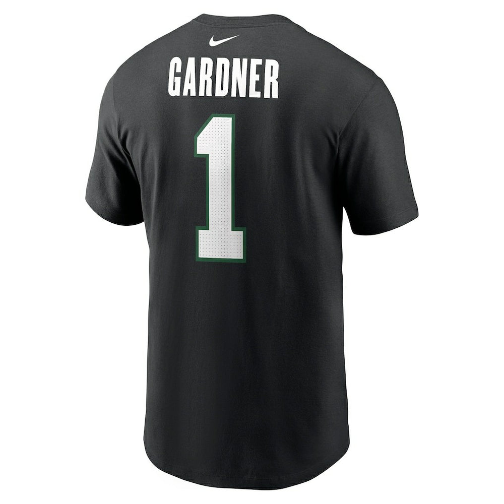 New York Jets Nike Ahmad Sauce Gardner  Name & Number T-Shirt
