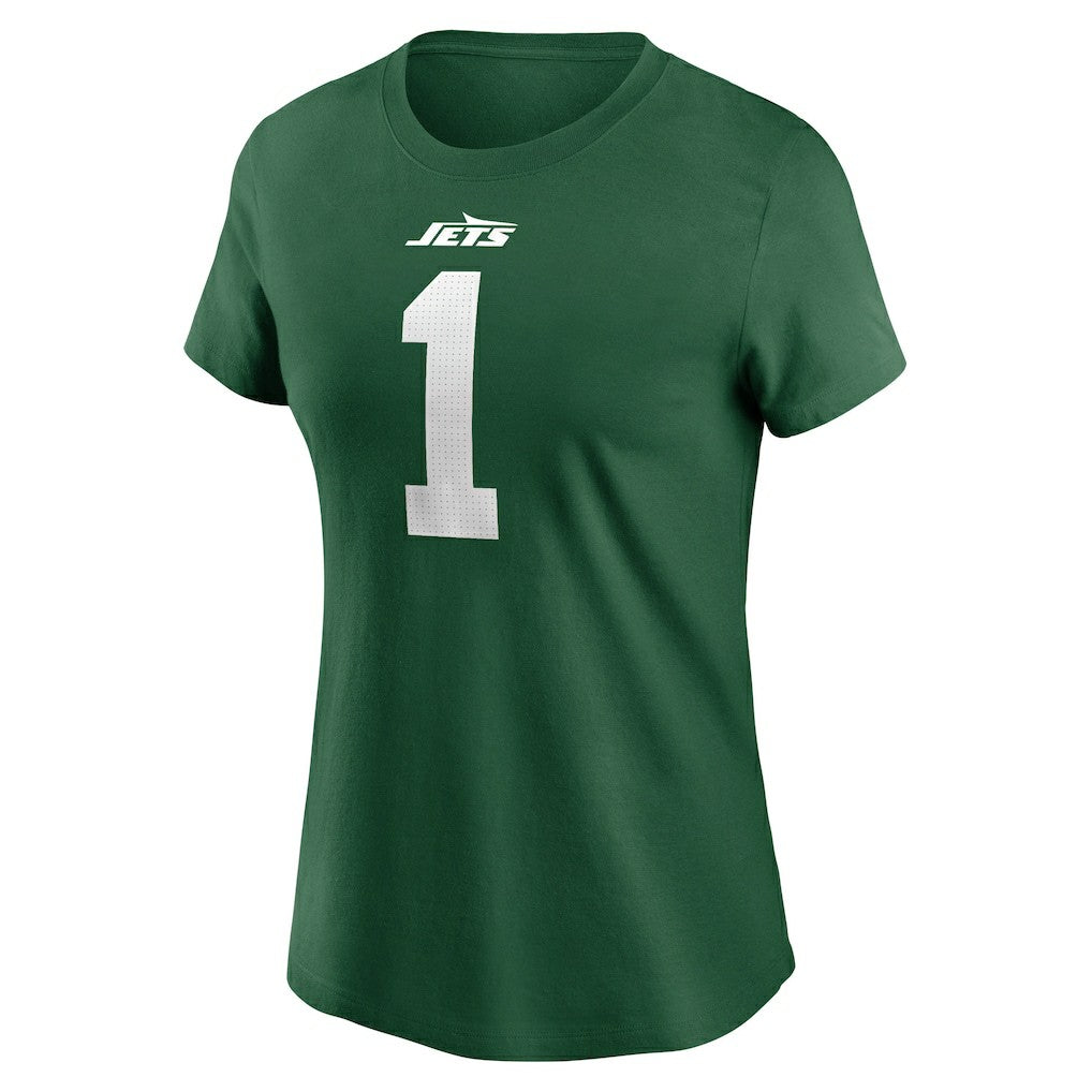 New York Jets Nike Sauce Gardner  Women's Player Name & Number T-Shirt