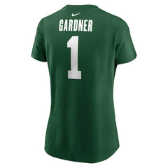 New York Jets Nike Sauce Gardner  Women's Player Name & Number T-Shirt