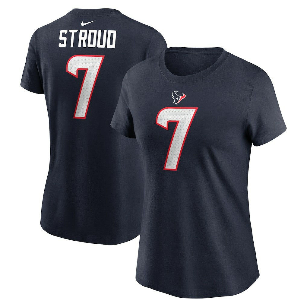 Houston Texans Nike C.J. Stroud  Women's Player Name & Number T-Shirt