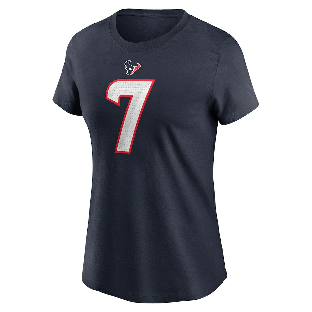 Houston Texans Nike C.J. Stroud  Women's Player Name & Number T-Shirt