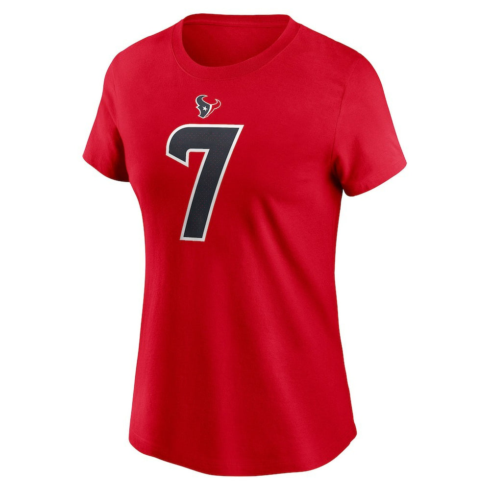 Houston Texans Nike C.J. Stroud  Women's Player Name & Number T-Shirt