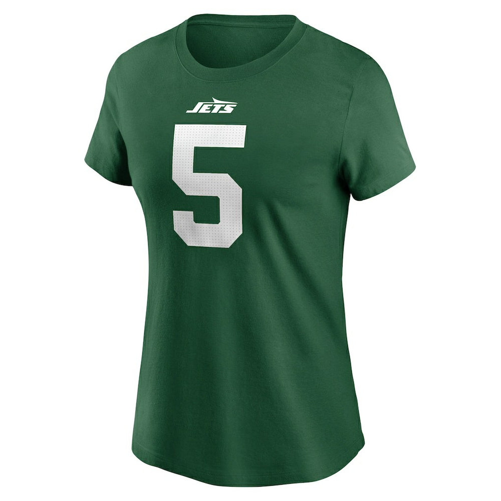 New York Jets Nike Garrett Wilson  Women's Player Name & Number T-Shirt