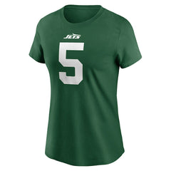 New York Jets Nike Garrett Wilson  Women's Player Name & Number T-Shirt