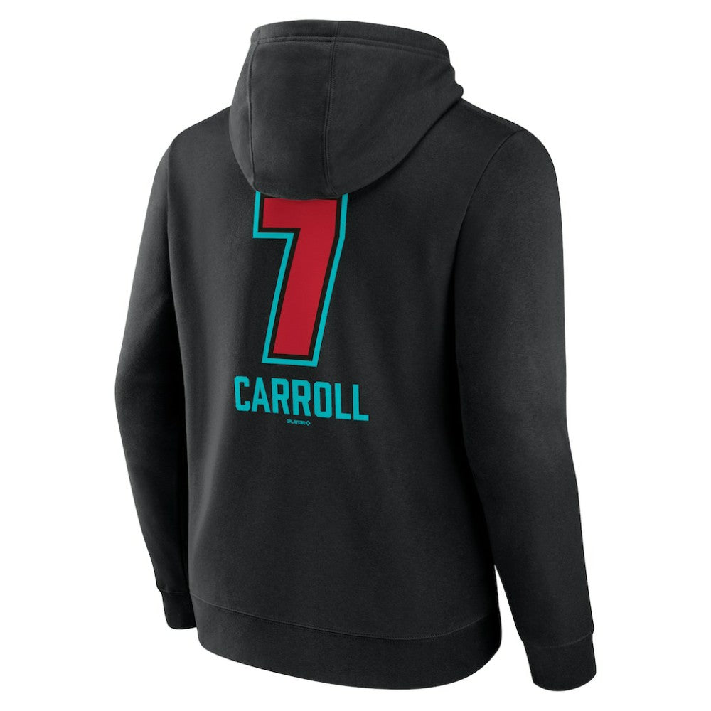 Corbin Carroll Arizona Diamondbacks Name & Number Fastball Pullover Hoodie | MLB Outlet