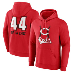 Elly De La Cruz Cincinnati Reds Name & Number Fastball Pullover Hoodie | MLB On Sale