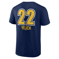 Christian Yelich Milwaukee Brewers Name & Number Fastball T-Shirt | MLB Outlet