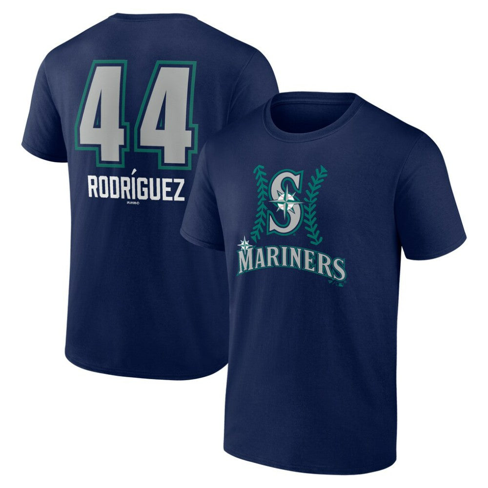 Julio Rodríguez Seattle Mariners Name & Number Fastball T-Shirt | MLB Outlet