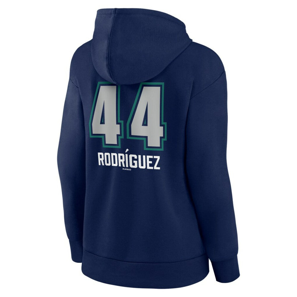 Julio Rodríguez Seattle Mariners Women's Name & Number Fastball Pullover Hoodie | MLB Online