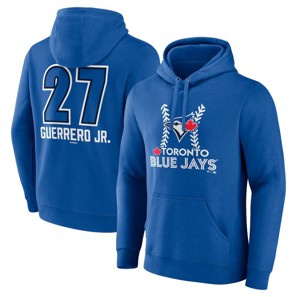 Vladimir Guerrero Jr. Toronto Blue Jays Name & Number Fastball Pullover Hoodie | MLB New