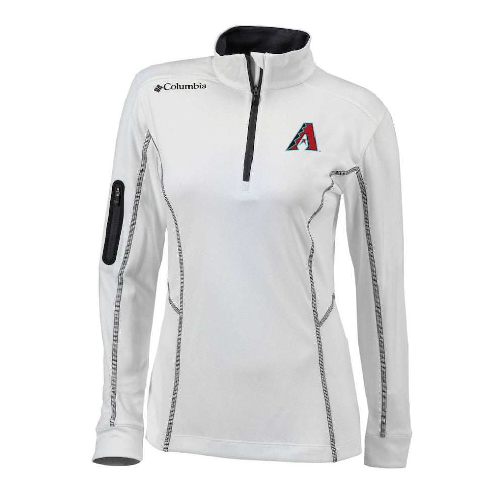 Arizona Diamondbacks Columbia Women's Omni-Wick Shotgun Quarter-Zip Pullover Top | MLB For sale