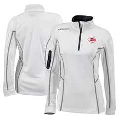 Cincinnati Reds Columbia Women's Omni-Wick Shotgun Quarter-Zip Pullover Top | MLB Near me