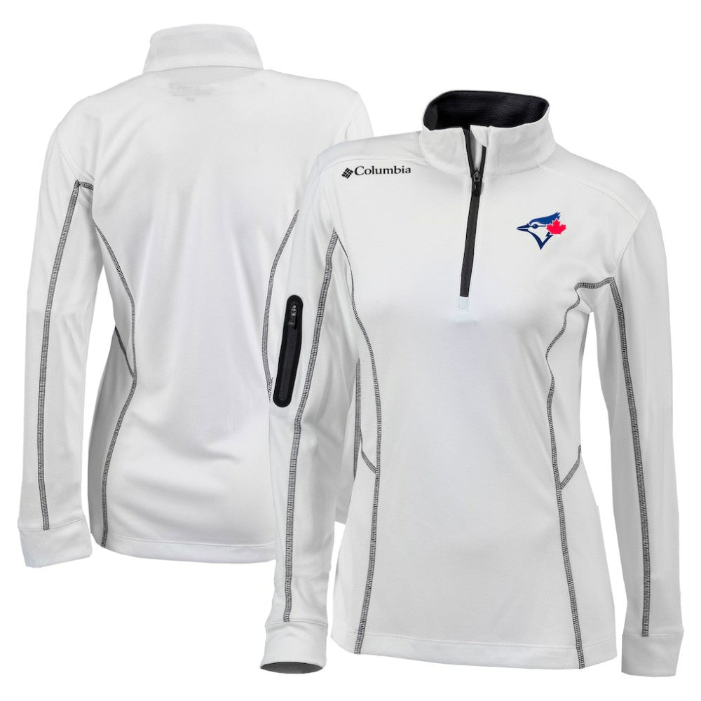 Toronto Blue Jays Columbia Women's Omni-Wick Shotgun Quarter-Zip Pullover Top | MLB For sale