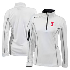 Texas Rangers Columbia Women's Omni-Wick Shotgun Quarter-Zip Pullover Top | MLB Shop