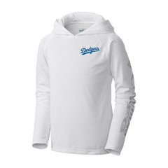 Los Angeles Dodgers Columbia Youth Terminal Tackle Long Sleeve Hoodie T-Shirt | MLB On Sale