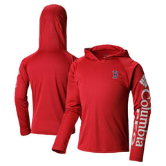 Boston Red Sox Columbia Youth Terminal Tackle Long Sleeve Hoodie T-Shirt | MLB Shop