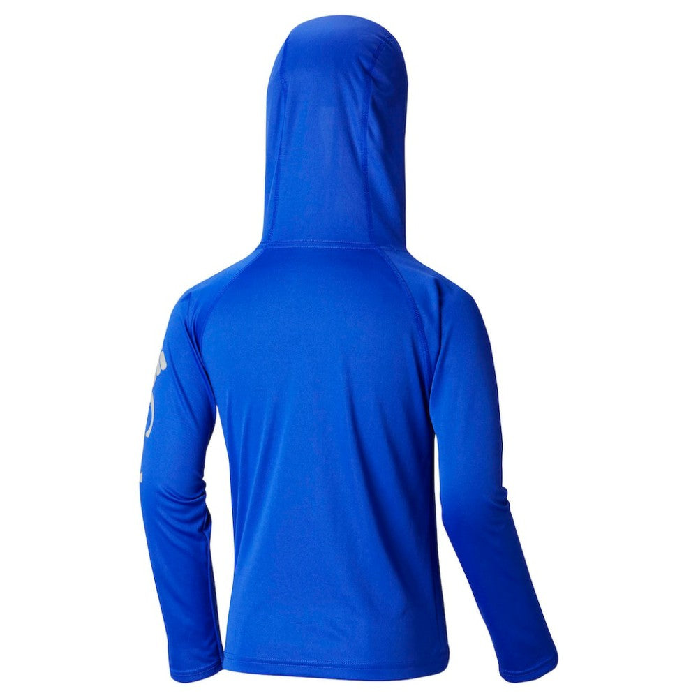 Chicago Cubs Columbia Youth Terminal Tackle Long Sleeve Hoodie T-Shirt | MLB US