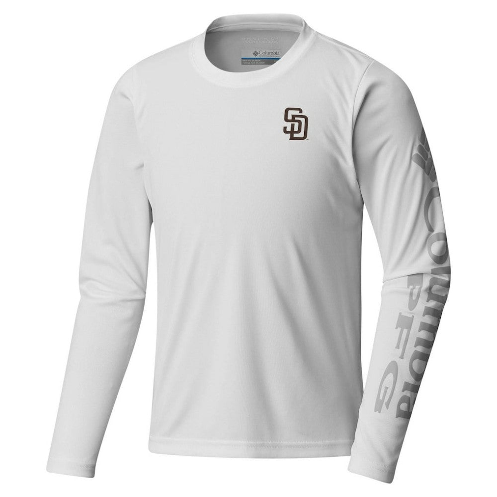 San Diego Padres Columbia Youth Terminal Tackle Long Sleeve T-Shirt | MLB New