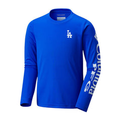 Los Angeles Dodgers Columbia Youth Terminal Tackle Long Sleeve T-Shirt | MLB Sale