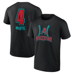 Ketel Marte Arizona Diamondbacks Name & Number Fastball T-Shirt | MLB Shop