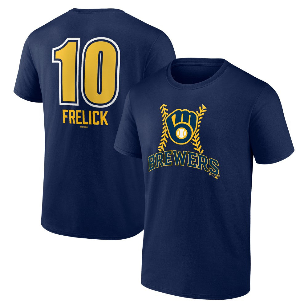 Sal Frelick Milwaukee Brewers Name & Number Fastball T-Shirt | MLB US