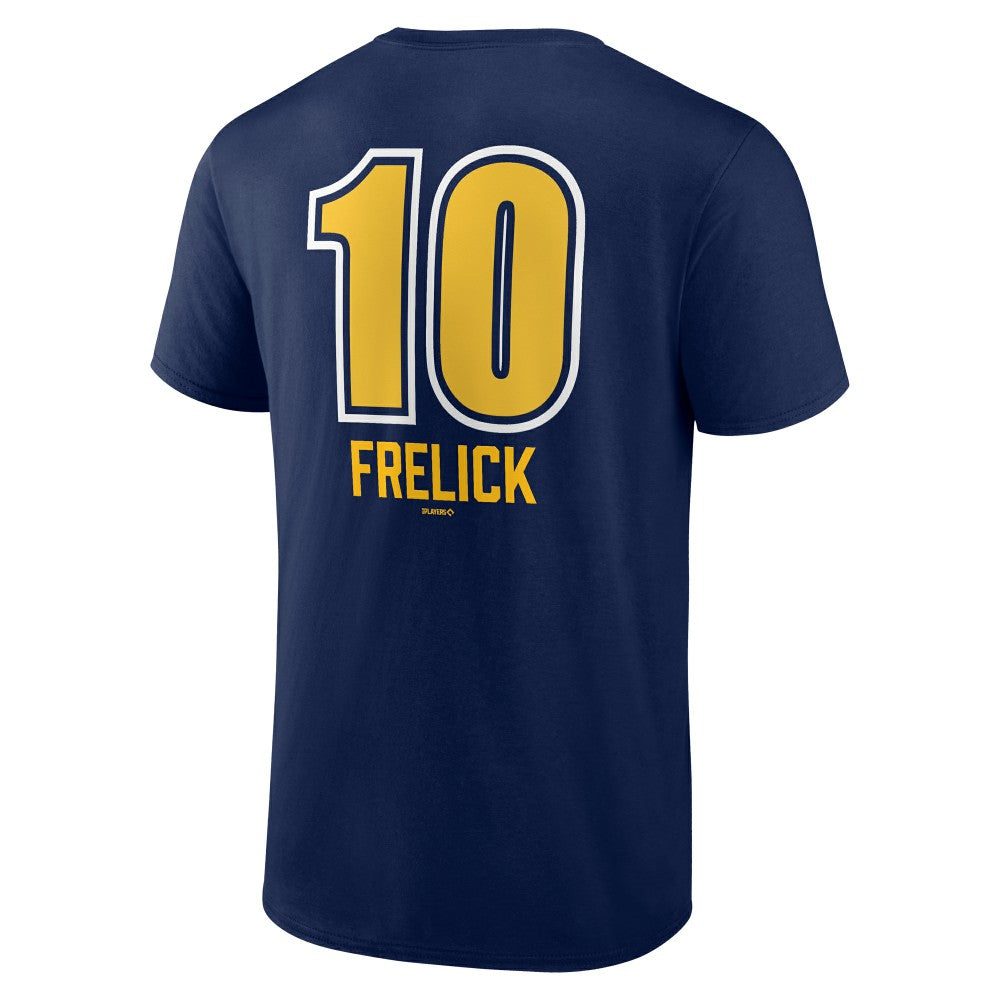 Sal Frelick Milwaukee Brewers Name & Number Fastball T-Shirt | MLB US