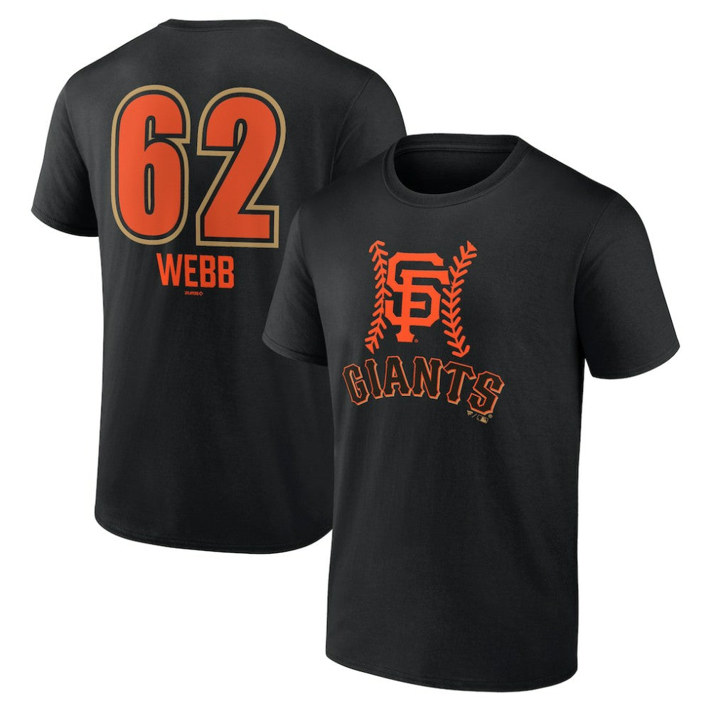 Logan Webb San Francisco Giants Name & Number Fastball T-Shirt | MLB New