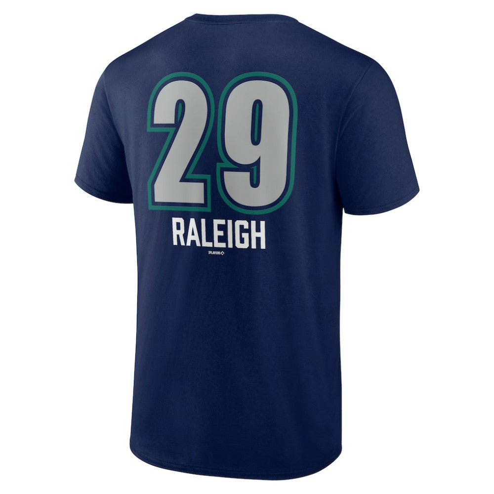 Cal Raleigh Seattle Mariners Name & Number Fastball T-Shirt | MLB Discount