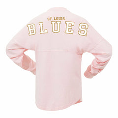 St. Louis Blues Fanatics Women's Spirit Jersey Long Sleeve T-Shirt Discount