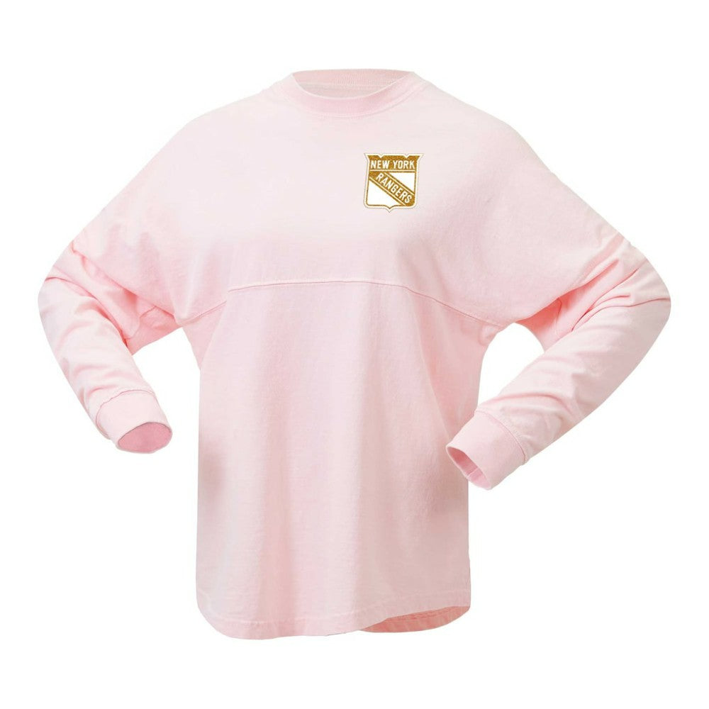 New York Rangers Fanatics Women's Spirit Jersey Long Sleeve T-Shirt Sale