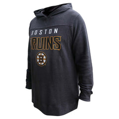 David Pastrnak Boston Bruins Profile Women's Plus Size Name & Number Thermal Pullover Hoodie Outlet