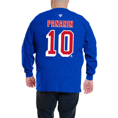Artemi Panarin New York Rangers Profile Big & Tall Name & Number Thermal Pullover Sweatshirt Discount