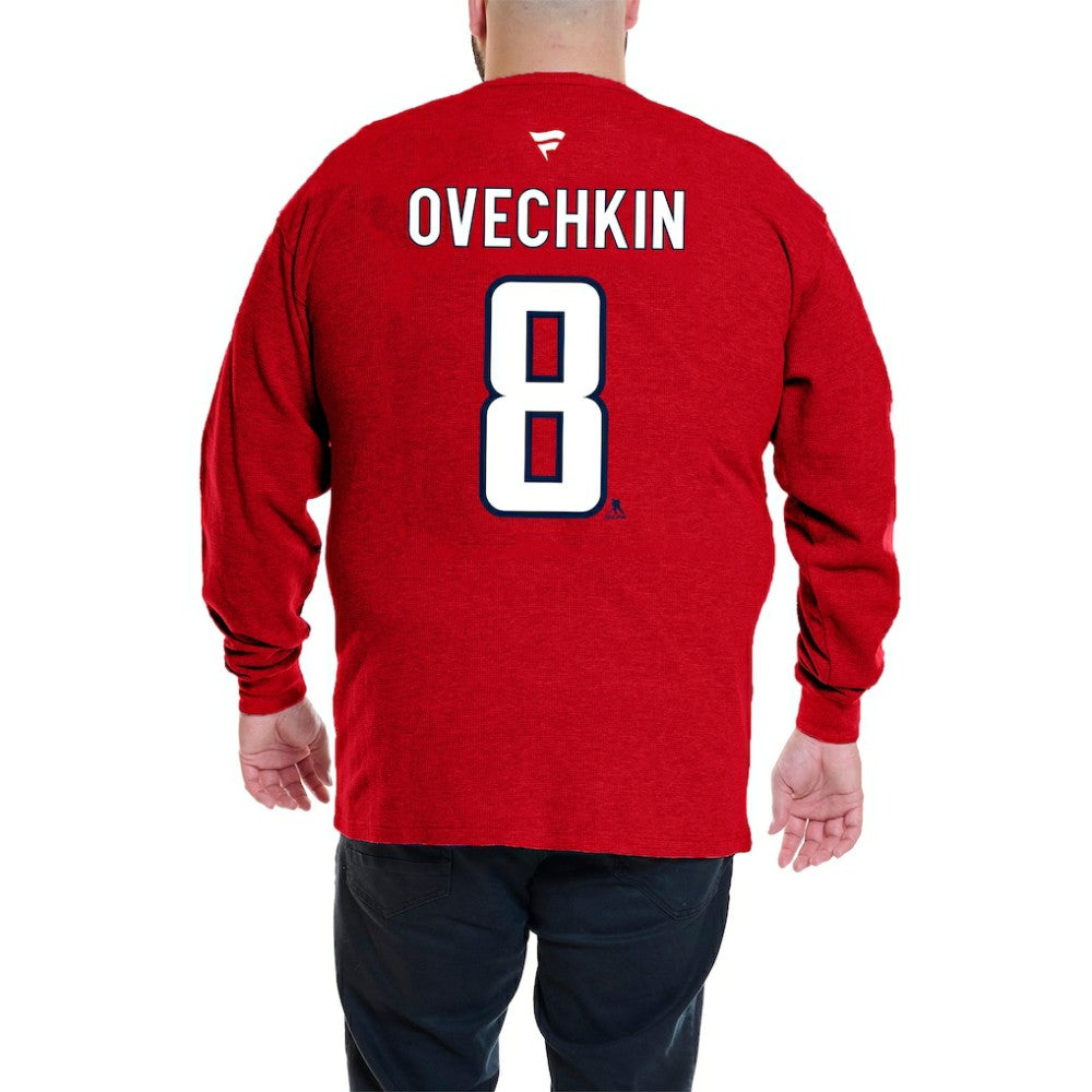 Alexander Ovechkin Washington Capitals Profile Big & Tall Name & Number Thermal Pullover Sweatshirt On Sale