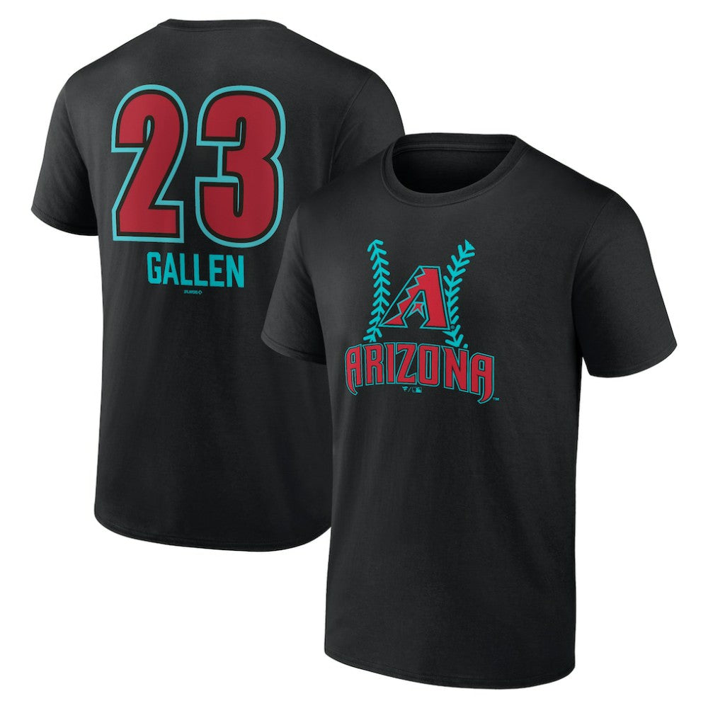 Zac Gallen Arizona Diamondbacks Name & Number Fastball T-Shirt | MLB Online