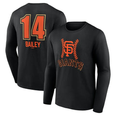 Patrick Bailey San Francisco Giants Name & Number Fastball Long Sleeve T-Shirt | MLB Online