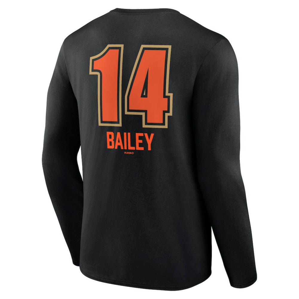 Patrick Bailey San Francisco Giants Name & Number Fastball Long Sleeve T-Shirt | MLB Online